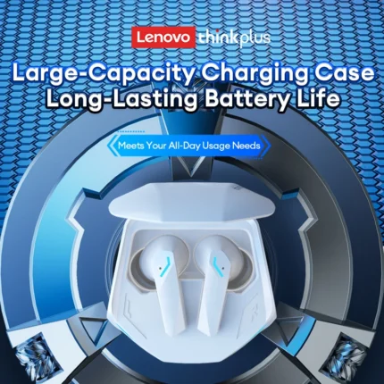 Original Lenovo GM2 Pro TWS Bluetooth 5.3 Earphones Dual Modes Music Game Earbuds HD Calls With Built-in 2 Mics Sport Headphones