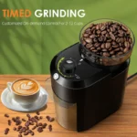 Wancle Electric Burr Coffee Grinder Adjustable Burr Mill Conical Coffee Bean Grinding with 28 Precise Grind Setting 220V/120V - Image 4
